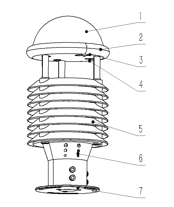 大氣污染空氣質(zhì)量環(huán)境監(jiān)測(cè)儀產(chǎn)品結(jié)構(gòu)圖